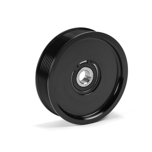 Fleece Spoked Billet Aluminum Upper Fan Pulley Idler FPE-34657-BLK