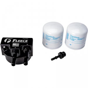 121003 Upper Fuel Filter Conversion Kit For Ford 6.7L Powerstroke (2011-2024 F250-F550) - Billet Aluminum Housing