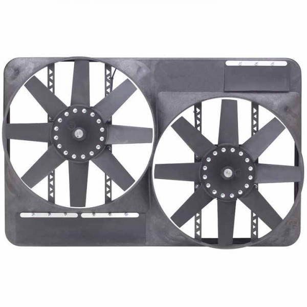 Image 1 for Flex-a-lite 104242 13-1/2" Dual Electric Fan With Full Shroud