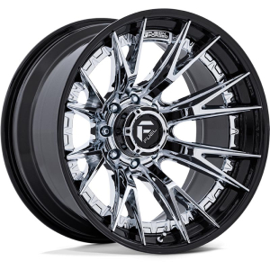 Fuel Catalyst FC402 Fusion Forged 8x180 Chrome/Gloss Black 20x9