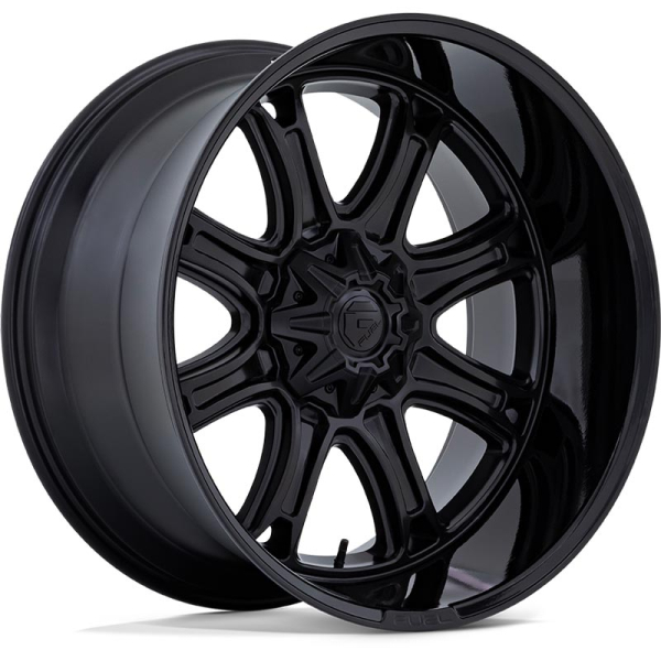 Image 1 for Fuel Darkstar 6x114.3/6x139.7 Gloss Black Milled 22x9" Wheel