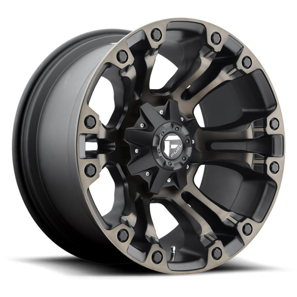 Fuel Vapor D569 8x180 Matte Black 20x9