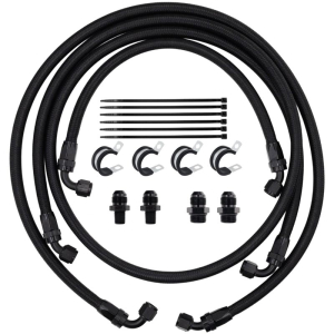 Full Send Diesel FSD-0307-2RTL Braided Transmission Cooler Line | XDP