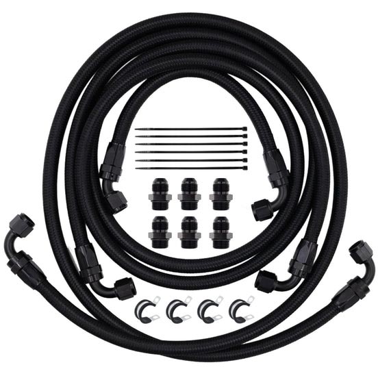 Full Send Diesel FSD-1318-TLKF Braided Transmission Cooler Line