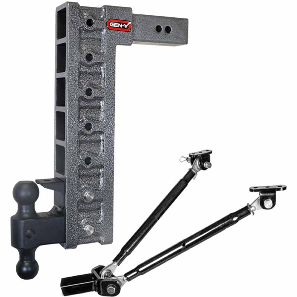 Image 1 for Gen-Y Hitch GH-627 Mega-Duty 21K Drop Hitch W/Stabilizer - 18" Drop