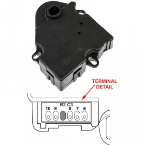 ATTUATORE PORTA ARIA HVAC AC blend controllo motore per Chevy 52402588