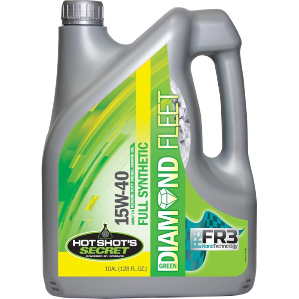 Image 1 for Hot Shot's Secret Green Diamond 15W-40 Full Synthetic CK-4 Engine Oil
