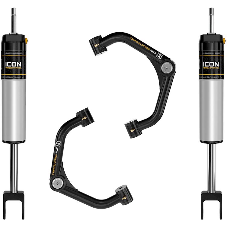 ICON 0-2" Lift, 2.5 VS Shock System, Tubular UCA, Compatible with 2020-Up GM 2500/3500 HD, 78732T