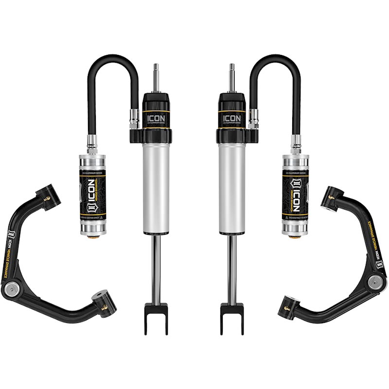 ICON, 0-2 Lift 2.5 VS Shock System RR/CDCV, Tubular UCA, Compatible with 2020-Up GM 2500/3500 HD, 78734T