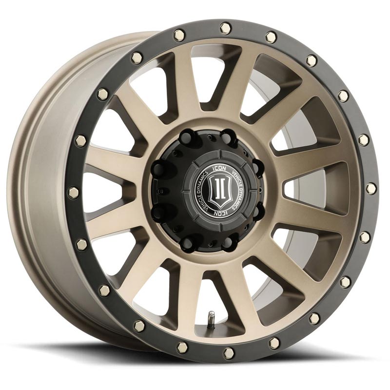 Icon Alloys Compression HD Bronze 8x6.5" Wheel 2018908055BR XDP