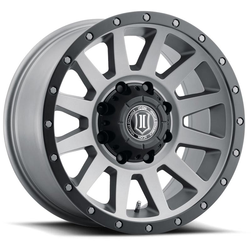 ICON Alloys Compression HD, Titanium, 18 x 9/8 x 6.5, 12mm Offset, 5.5" BS, 2018908055TT