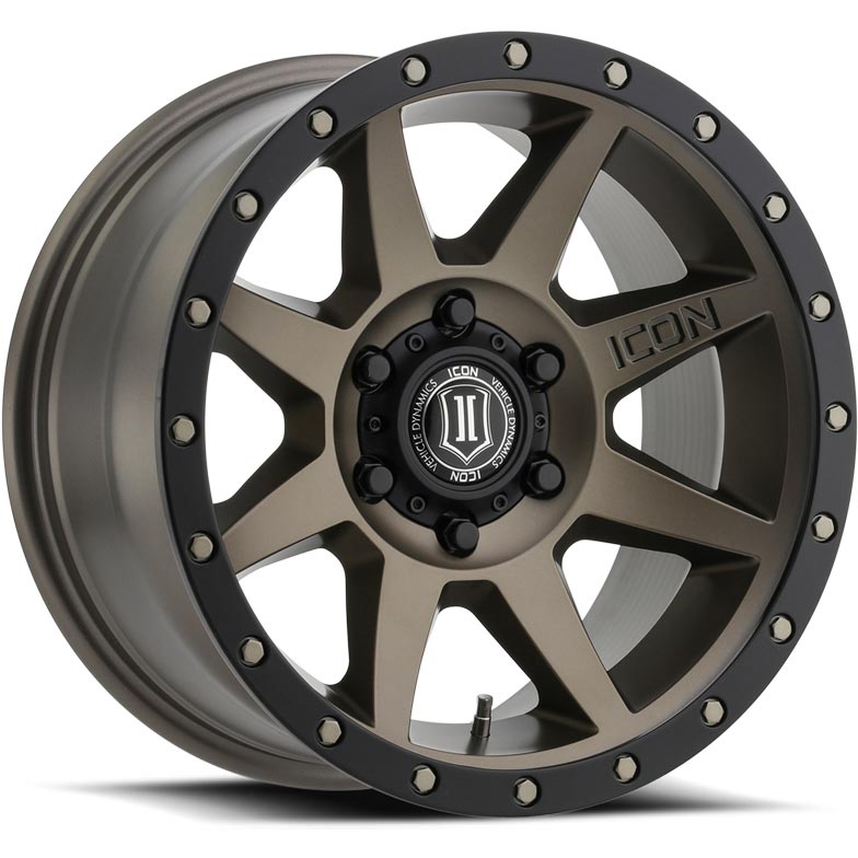 ICON Alloys Rebound, Bronze, 20 x 9/5 x 5, 12mm Offset, 4.5" BS, 1820907345BR