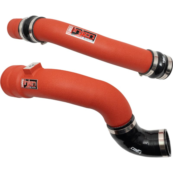 Injen SES9004ICPWR Hot & Cold Side Intercooler Pipe Kit - Red | XDP
