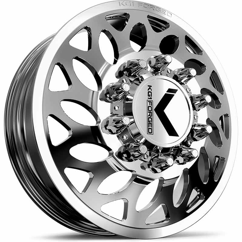 KG1 LOTUS KD007 Polished/Milled Dually Wheel XDP