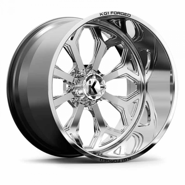 KG1 Forged KNOX KF008 Polished 26x16 Wheel - KF008261688PS | XDP
