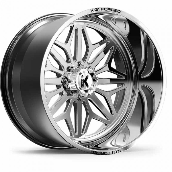 KG1 Forged SNOW KF014 Polished 24x14 Wheel - KF014241486PS | XDP