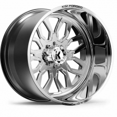 KG1 Forged KNOX KF008 Black/Milled 20x12 Wheel - KF008201288GM | XDP