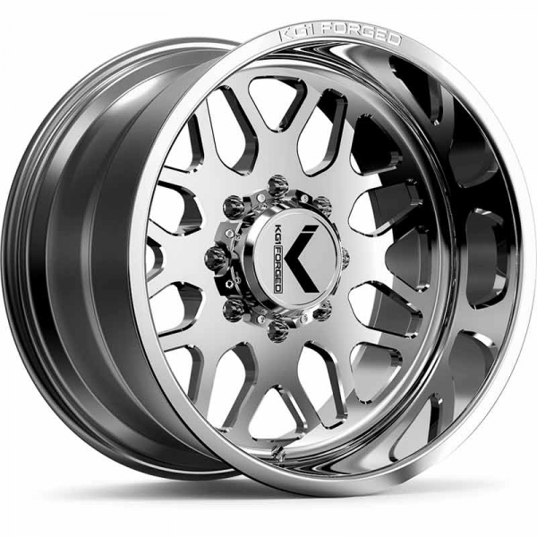 Image 1 for KG1 Forged VETERAN KT001 Polished/Milled 22x14 Wheel - KT001221486PM