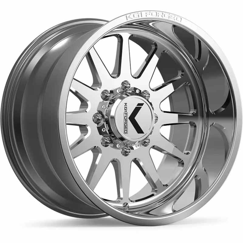 KG1 Forged CLOCKWORK KT005 Polished/Milled 22x12 Wheel