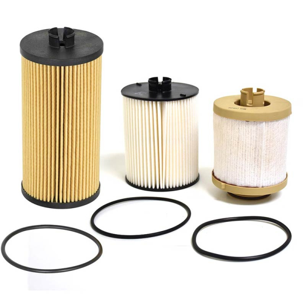 Image 1 for Ford 6.4L Powerstroke Oil & Fuel Filter Bundle (Aftermarket Filters)