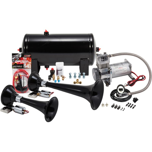Image 1 for Kleinn HK5 Black Dual Train Horn Kit