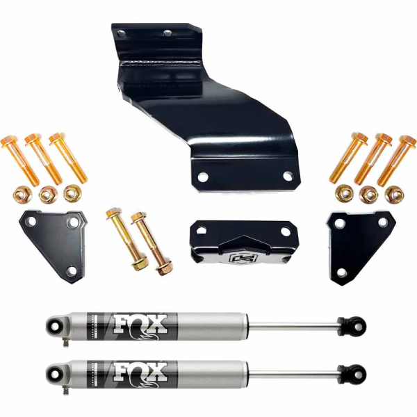 Kryptonite KRDSS14S Death Grip Dual Steering Stabilizer Kit W/ Fox