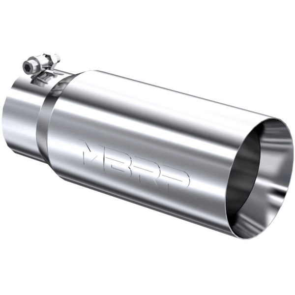 Image 1 for MBRP Straight Cut Exhaust Tip (4" Inlet, 5" Outlet) T5049