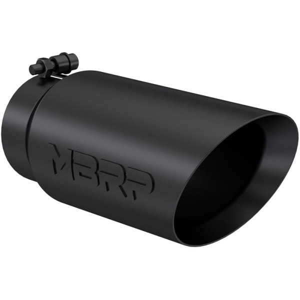 Image 1 for MBRP Black Angled Dual Walled Exhaust Tip (4" Inlet, 5" Outlet) T5053BLK