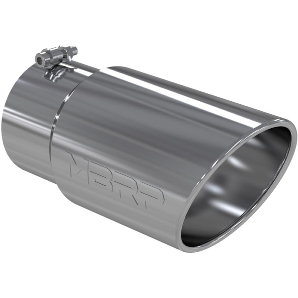 Image 1 for MBRP Rolled Angle Cut Exhaust Tip (5" Inlet, 6" Outlet) T5075