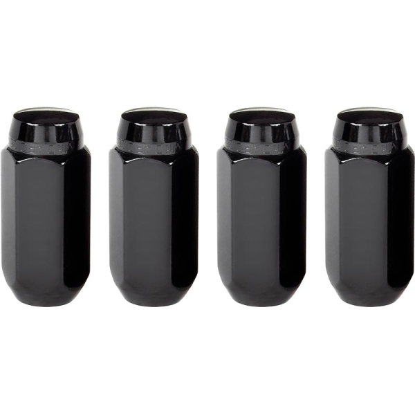 Image 1 for McGard 64024 Black Hex Lug Nuts (4-Pack)