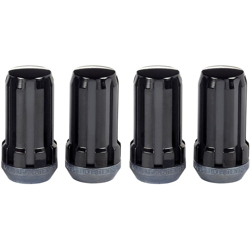 ぐるる McGard 65310BK Black SplineDrive Lug Nuts (4-Pack) | XDP
