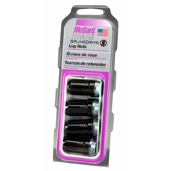 McGard 65310BK Black SplineDrive Lug Nuts (4-Pack) | XDP
