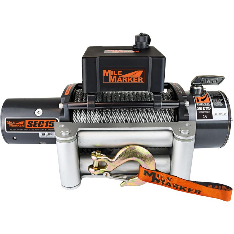 Mile Marker 76-50260W SEC15 Winch With Steel Cable | XDP