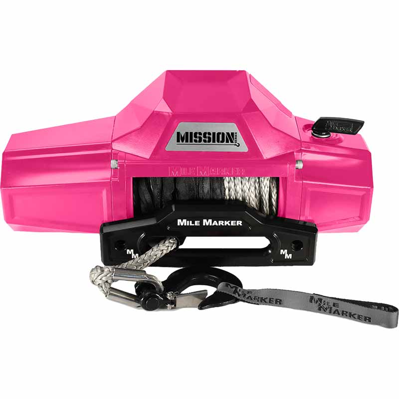 Mile Marker 7853246BP Mission Series 10K Winch Bubblegum Pink XDP