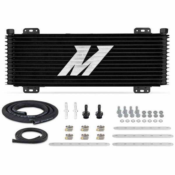 mik! Mishimoto MMTC-SP-13BK Universal Transmission Fluid Cooler - Black
