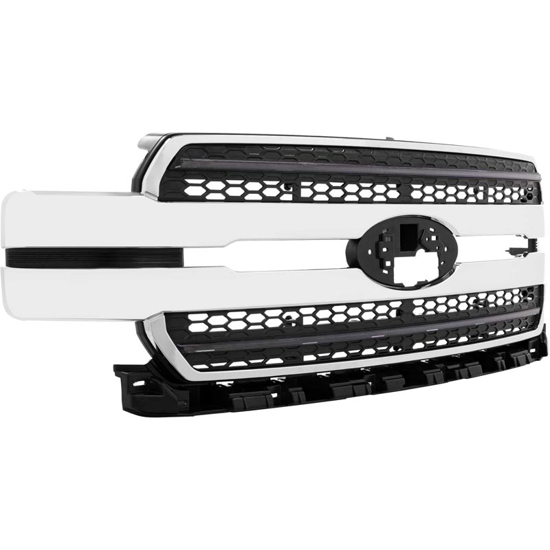 Morimoto XBG18 Chrome XBG LED Grille With Amber Daytime Running Lights