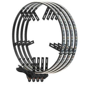 Oracle 4228-001 Double Row LED Wheel Rings - White | XDP
