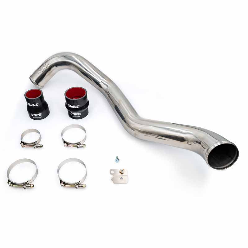 PPE 115022030 3" Polished Hot Side Intercooler Pipe XDP