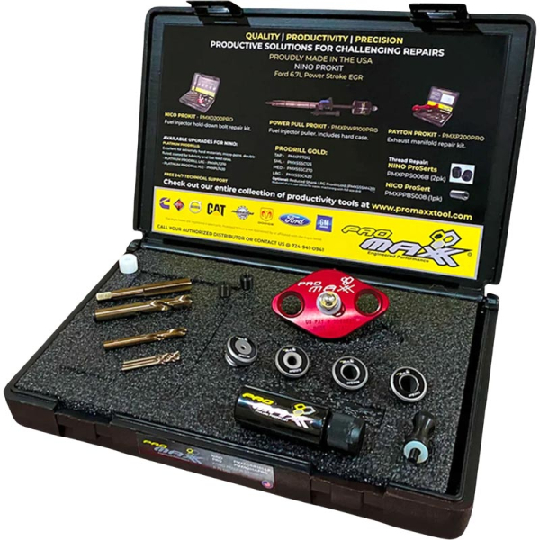 Image 1 for ProMAXX Tool EGR Tube Bolt Repair - 6mm ProKit (For 6.7L Powerstroke)