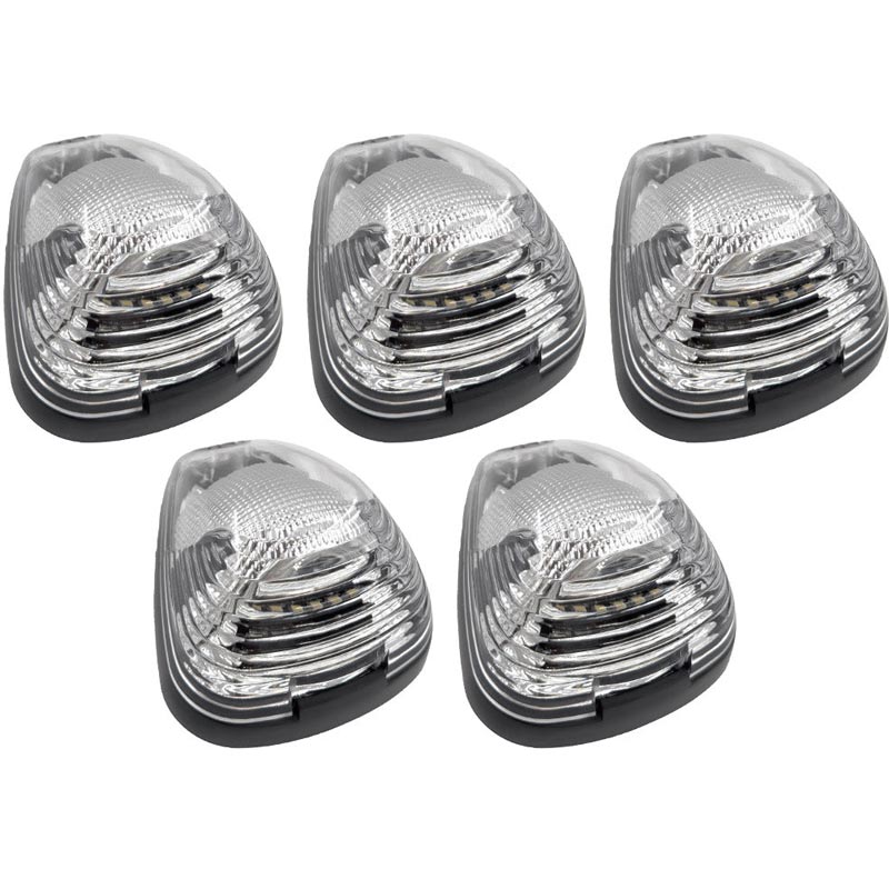 Recon Clear Lens White 2-Way Forward & Rear Facing LED Cab Lights