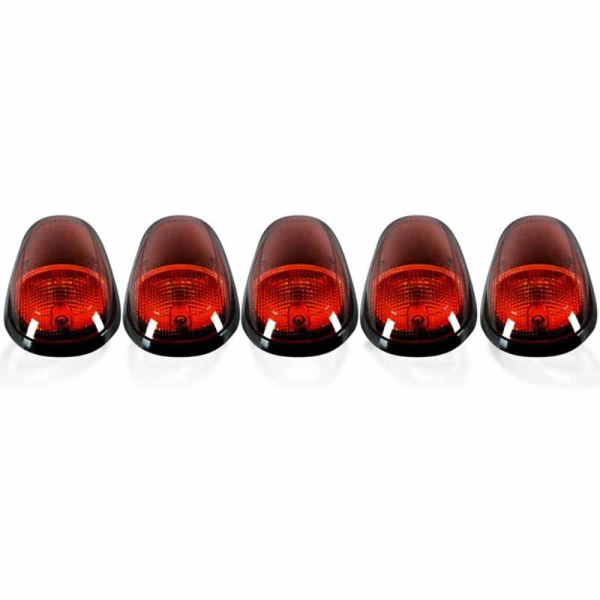 Image 1 for Recon 264146AMHPAM Amber Lens 2-Way Facing Amber LED Cab Lights