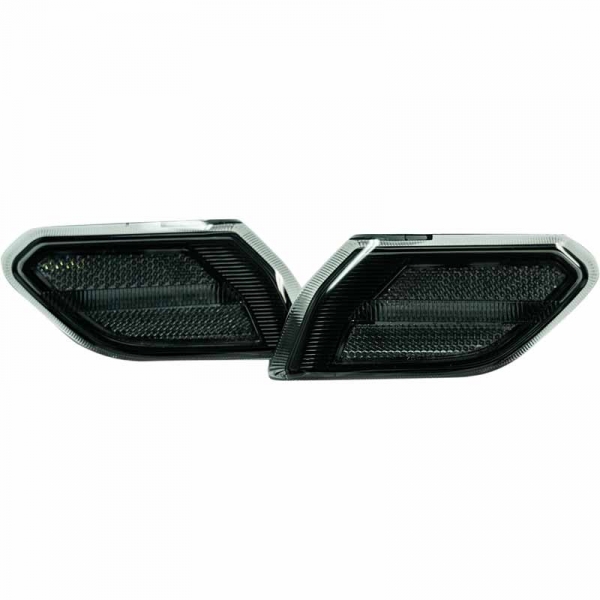Image 1 for Recon 264149WHBK White Front Smoked LED Fender Lights