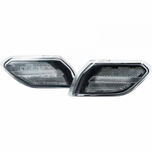 Image 1 for Recon 264149WHCL White Front Clear LED Fender Lights