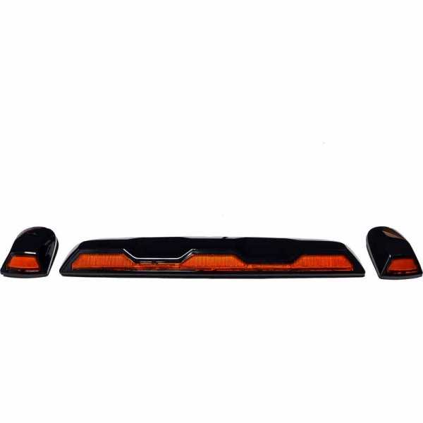Image 1 for Recon 264158AM Amber Lens Amber LED Cab Lights