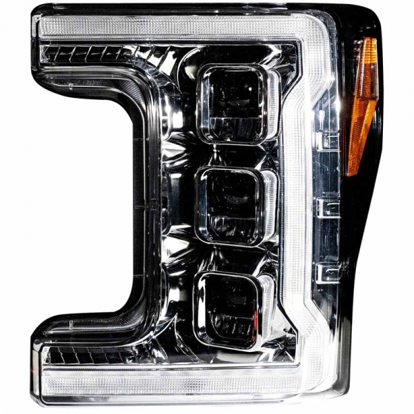 Image 1 for Recon 264372LEDCLCS Chrome LED Projector Headlights With OLED DRL