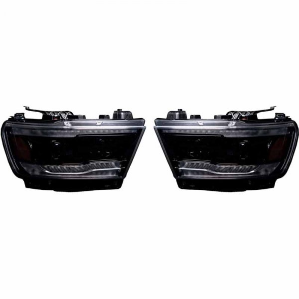 Image 1 for Recon 264376LEDBKCS Smoked LED Projector Headlights