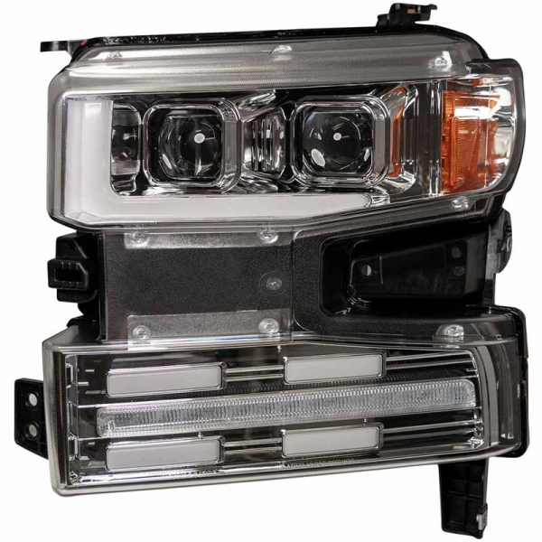 Image 1 for Recon 264396CLCS Chrome LED Projector Headlights