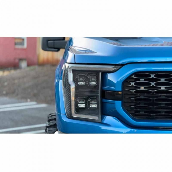 Image 1 for Recon 264490BKCS Smoked LED Projector Headlights