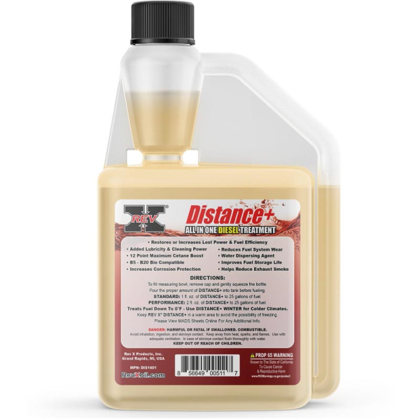 REV-X DIS1601 Distance + Fuel Additive (16-Oz. Bottle) | XDP