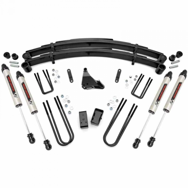 Image 1 for Rough Country 49570 4" Lift Kit With V2 Monotube Shocks
